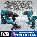 KIT MAKITA ORIGINAL 4 EN 1: TALADRO INALÁMBRICO + PISTOLA DE IMPACTO + AMOLADORA DE ALTO IMPACTO + MARTILLO ROMPEDOR + BATERIAS - CIERRE DE LA TIENDA - CONTRA ENTREGA ENVÍO GRATIS