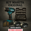 Kit Taladro Makita + 4 Baterías + Kit Herramienta 46 Pcs + Kit Broca 20 Pcs Titanio PROMOCION CIERRE DE LA TIENDA - ENVÍO GRATIS