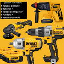 Combo DeWalt 4 en 1 - Taladro de Impacto + Taladro de Precision + Pulidora Inalambrica + Rotomartillo Inalambrico + Dos Baterias 68v PROMOCION CIERRE DE LA TIENDA - ENVÍO GRATIS