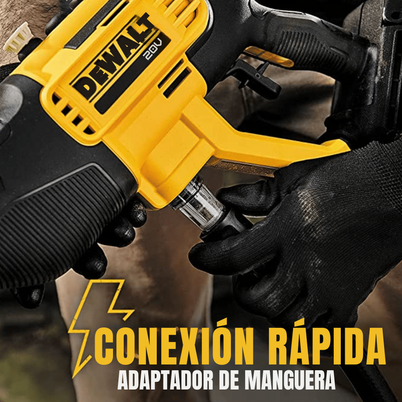 KIT ORIGINAL DEWALT: Hidrolavadora Portatil + ACCESORIOS  + 2 baterias de regallo 48V PROMOCION CIERRE DE TIENDA - ENVIO GRATIS