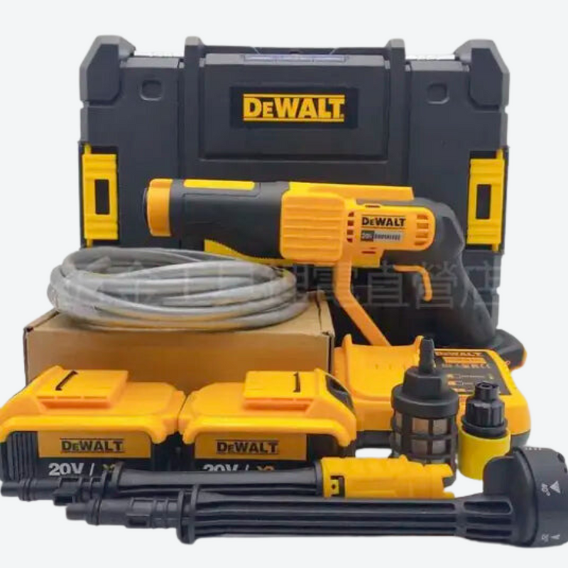 KIT ORIGINAL DEWALT: Hidrolavadora Portatil + ACCESORIOS  + 2 baterias de regallo 48V PROMOCION CIERRE DE TIENDA - ENVIO GRATIS